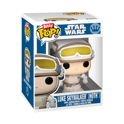 Funko Bitty Pop! Luke Skywalker Hoth stock photo in-box from Star Wars