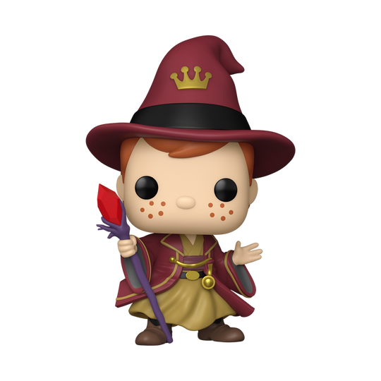 Stock photo of Funko Pop! Freddy Funko (Wizard) Ultra NYCC 2026 edition out of box.