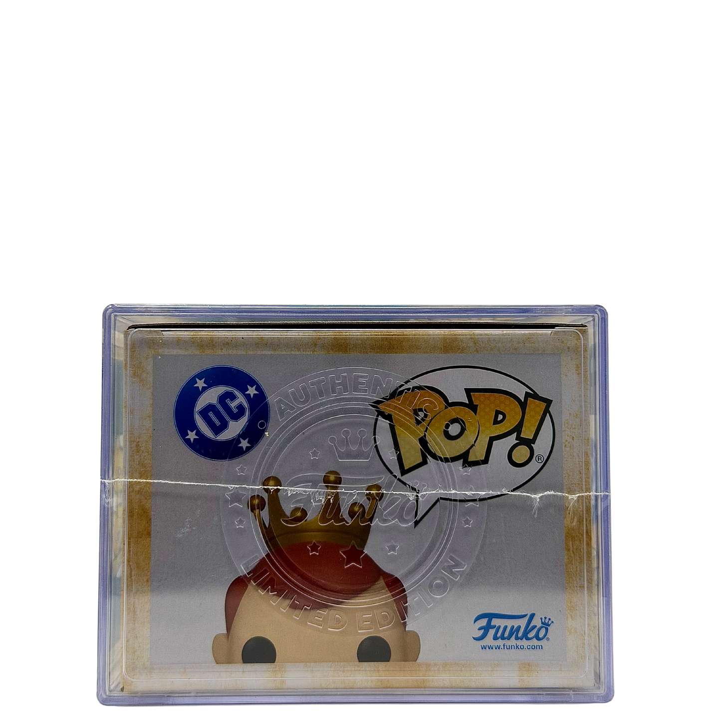 Top in-box view of Freddy Funko as Knightfall Batman Black & White SE Legendary Limited Edition 1,000 PCS from Batman and Funko Fundays 2026