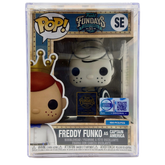 Front in-box view of Freddy Funko as Captain America SE Mythic Limited Edition 100 PCS from Marvel and Funko Fundays 2026