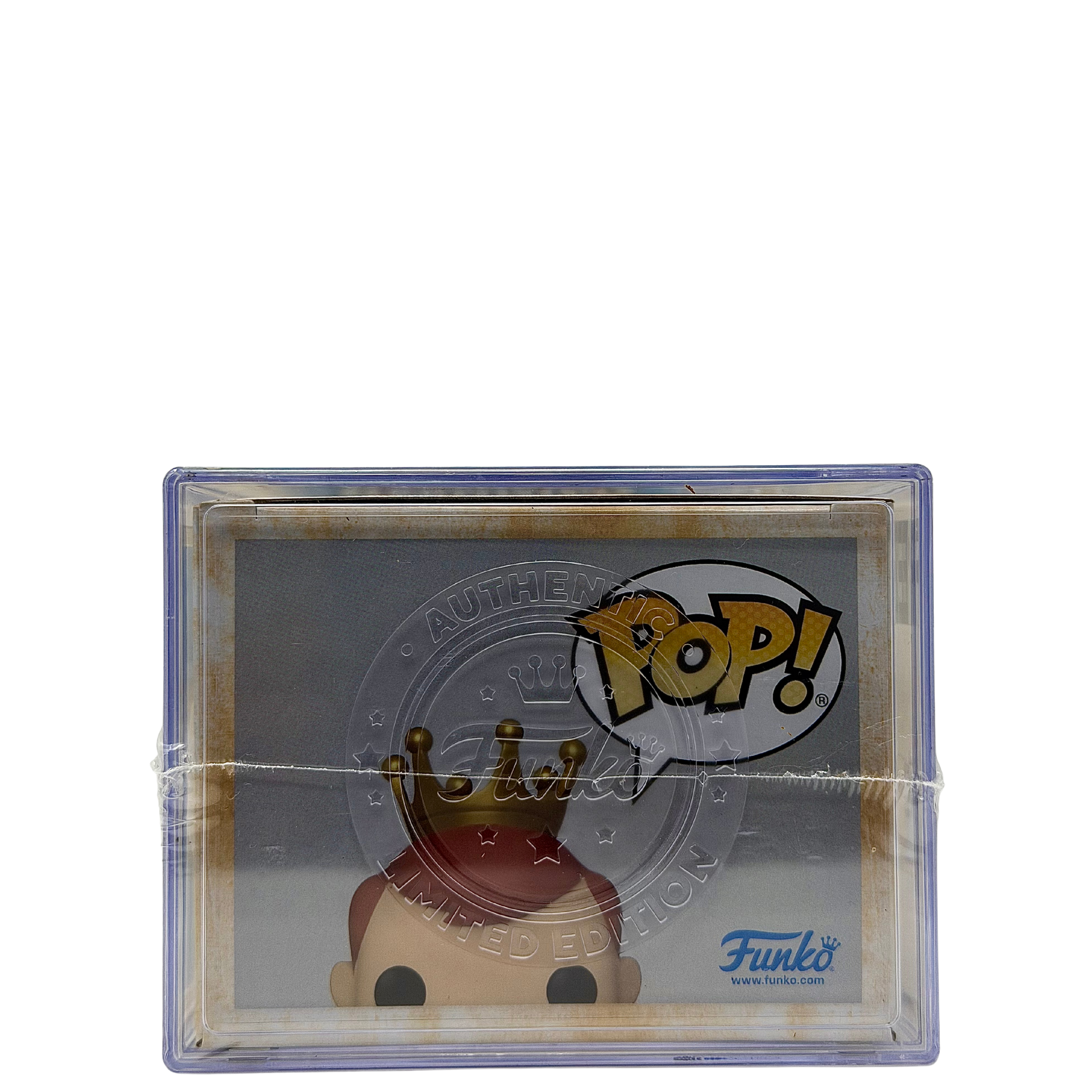 Top in-box view of Freddy Funko as Captain America SE Mythic Limited Edition 100 PCS from Marvel and Funko Fundays 2026