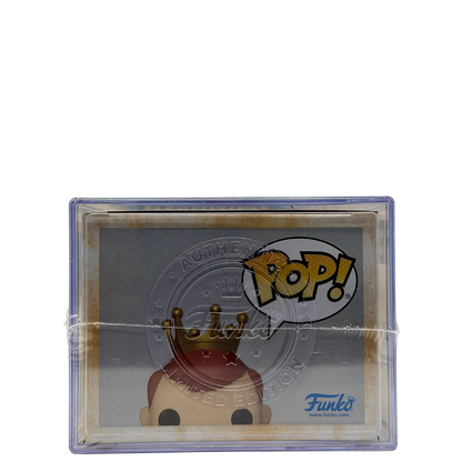 Top in-box view of Freddy Funko as Captain America SE Mythic Limited Edition 100 PCS from Marvel and Funko Fundays 2026