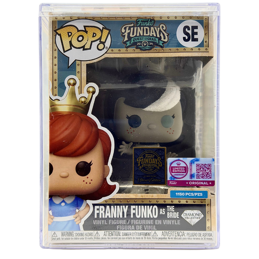 Front in-box view of Freddy Funko as The Bride SE Legendary Diamond Collection Limited Edition 1,150 PCS from Funko Fundays 2026