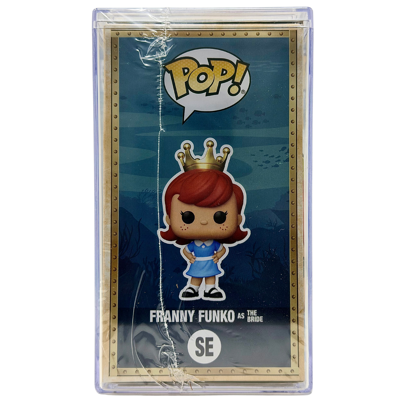 Left-side in-box view of Freddy Funko as The Bride SE Legendary Diamond Collection Limited Edition 1,150 PCS from Funko Fundays 2026