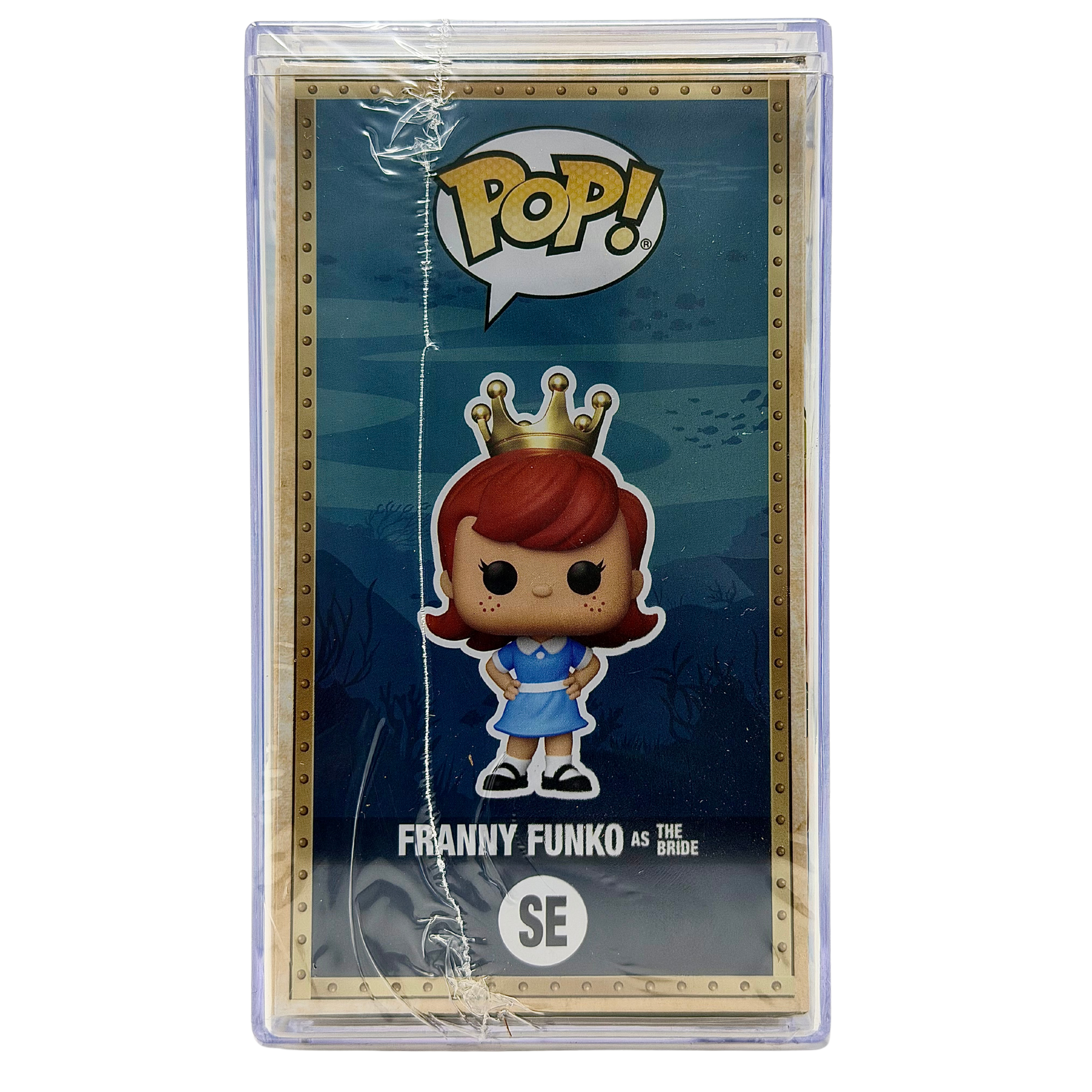 Left-side in-box view of Freddy Funko as The Bride SE Legendary Diamond Collection Limited Edition 1,150 PCS from Funko Fundays 2026