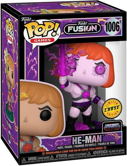 He-Man Funko Pop! #1006 Chase in box packaging from Funko Fusion Masters of the Universe