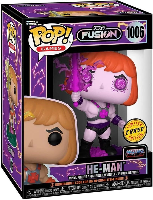 He-Man Funko Pop! #1006 Chase in box packaging from Funko Fusion Masters of the Universe