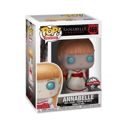 Funko Pop Annabelle Creation Annabelle 469 Hot Topic Exclusive inside original box packaging
