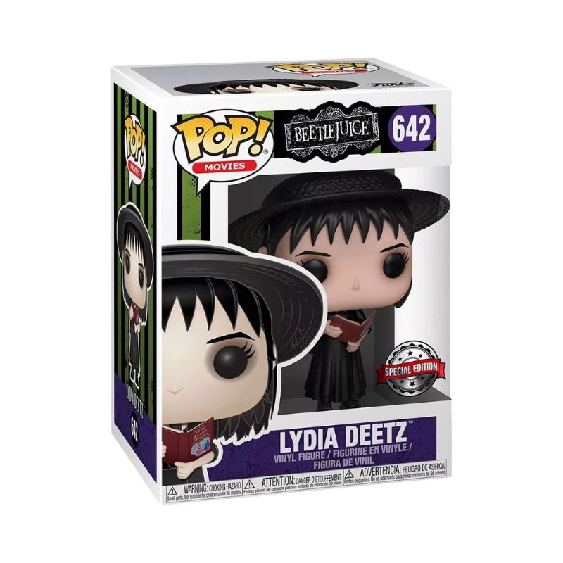 Funko Pop Beetlejuice Lydia Deetz 642 inside original box packaging
