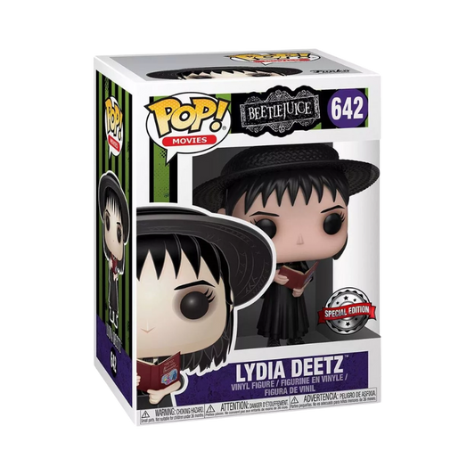 Funko Pop Beetlejuice Lydia Deetz 642 inside original box packaging
