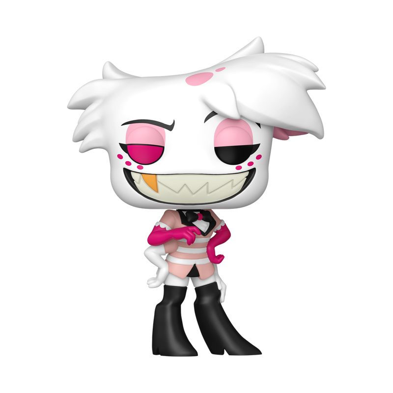 Funko Pop Angel Dust #2241 Common from Hazbin Hotel, full figure outside packaging.