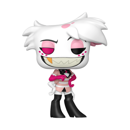 Funko Pop Angel Dust #2241 Common from Hazbin Hotel, full figure outside packaging.