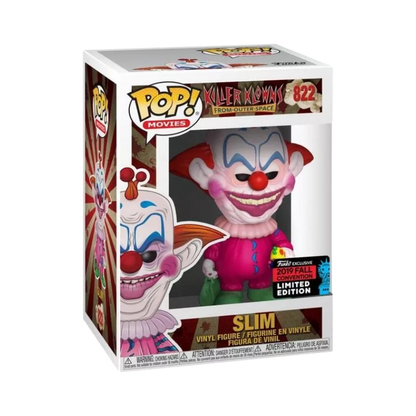 Funko Pop Killer Klowns from Outer Space Slim 822 Funko Exclusive 2019 Fall Convention Limited Edition inside original box packaging
