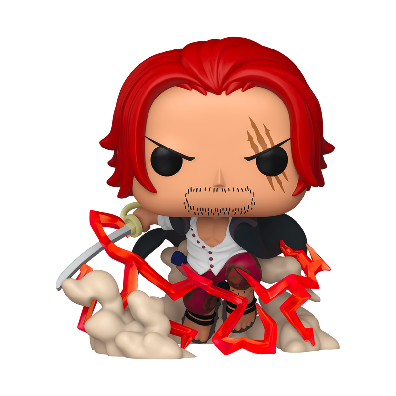 Funko Pop Shanks #2166 from One Piece, full figure outside packaging.