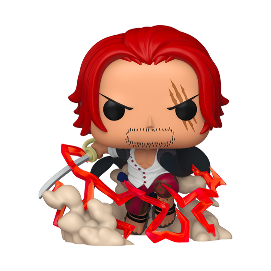 Funko Pop Shanks #2166 from One Piece, full figure outside packaging.