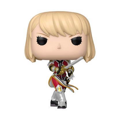 Funko Pop Cha Hae-In #1983 from Solo Leveling, full figure outside packaging.