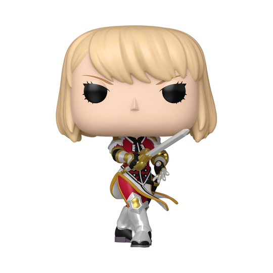 Funko Pop Cha Hae-In #1983 from Solo Leveling, full figure outside packaging.