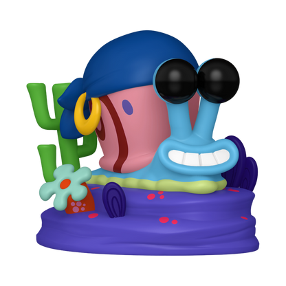 Funko Pop Gary Pirate #1940 from The SpongeBob Movie Search for SquarePants, full figure outside packaging.