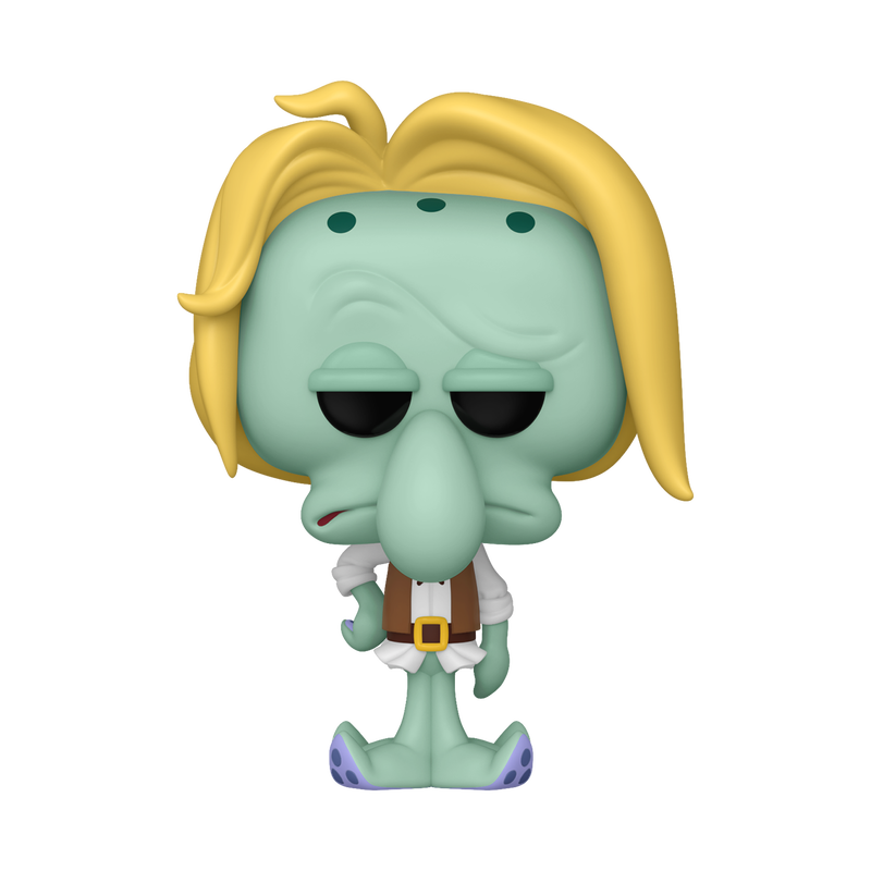 Funko Pop Squidward Tentacles Pirate #1941 from The SpongeBob Movie Search for SquarePants, full figure outside packaging.