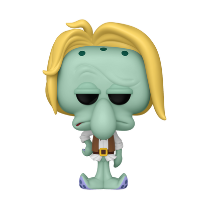 Funko Pop Squidward Tentacles Pirate #1941 from The SpongeBob Movie Search for SquarePants, full figure outside packaging.