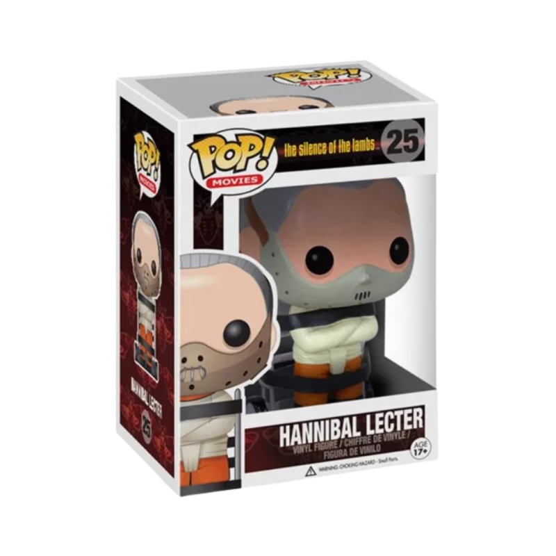 Funko Pop The Silence of the Lambs Hannibal Lecter 25 inside original box packaging
