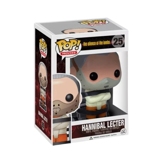 Funko Pop The Silence of the Lambs Hannibal Lecter 25 inside original box packaging
