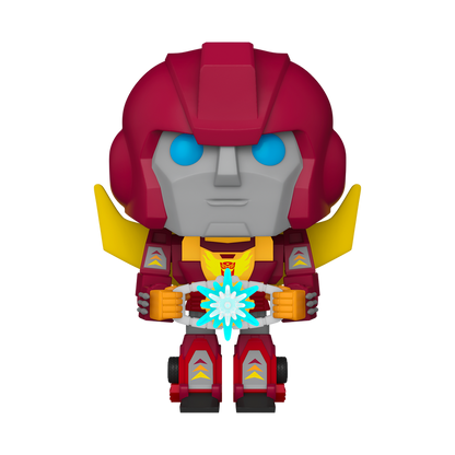 Funko Pop Hot Rod with Matrix #150 Funko Exclusive from Transformers, full figure outside packaging.