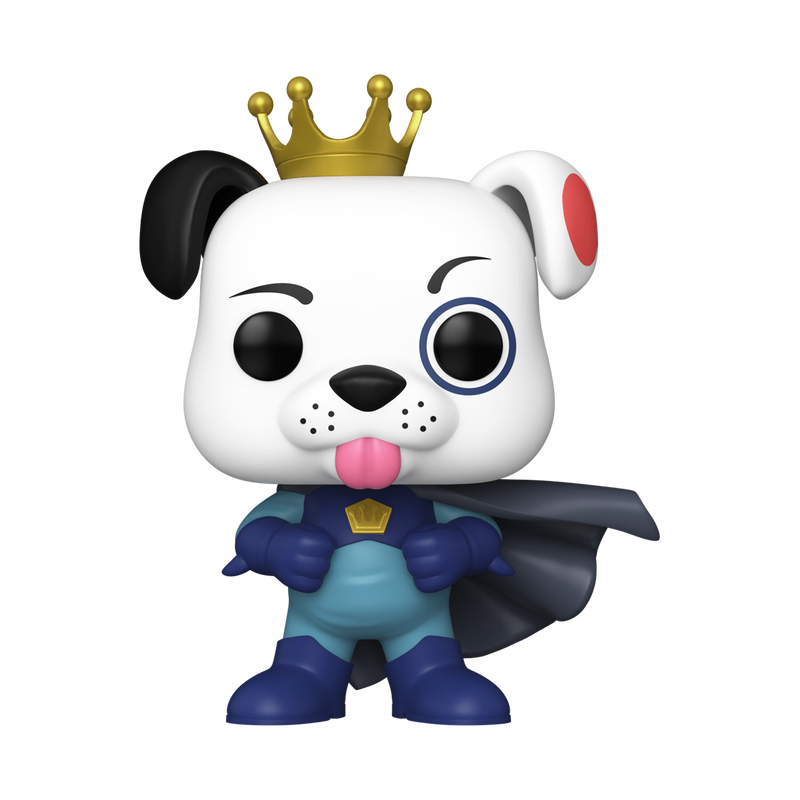 Stock photo of Funko Pop! Proto (Superhero) Royalty NYCC 2026 edition out of box.