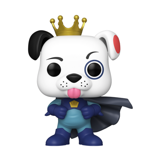 Stock photo of Funko Pop! Proto (Superhero) Royalty NYCC 2026 edition out of box.