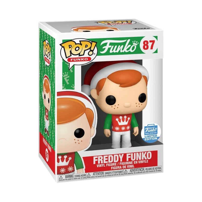Santa Freddy Funko Funko Pop! #87 Exclusive stock photo in-box from Funko