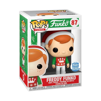 Santa Freddy Funko Funko Pop! #87 Exclusive stock photo in-box from Funko
