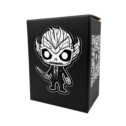 Retail packaging for the Funko Slayer Armor display case designed for standard 4-inch Funko Pop! protectors with a magnetic stackable lid.