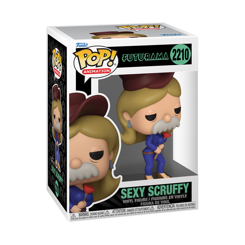 Sexy Scruffy Funko Pop! #2210 stock photo in-box Futurama
