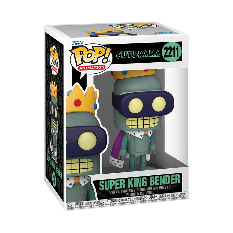 Super King Bender Funko Pop! #2211 stock photo in-box Futurama
