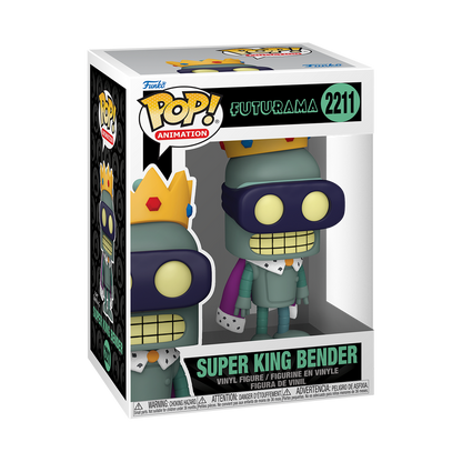 Super King Bender Funko Pop! #2211 stock photo in-box Futurama
