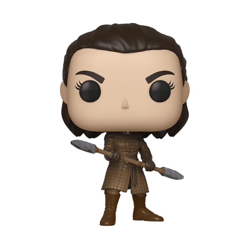 Game of Thrones Arya Stark Funko Pop Figure Holding Two Headed Spear