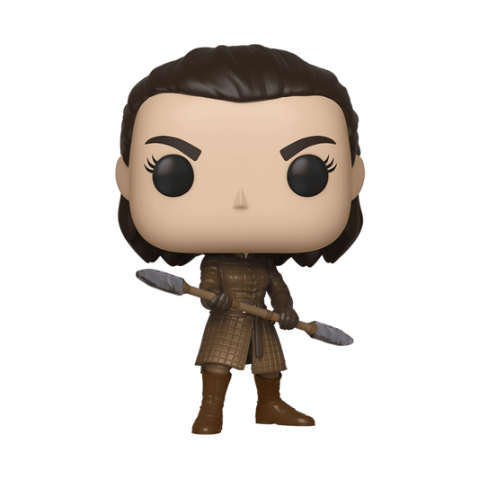 Game of Thrones Arya Stark Funko Pop Figure Holding Two Headed Spear