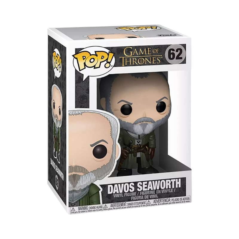Davos Seaworth Funko Pop! #62 stock photo in-box Game of Thrones