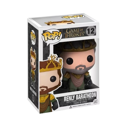 Renly Baratheon Funko Pop! #12 stock photo in-box Game of Thrones