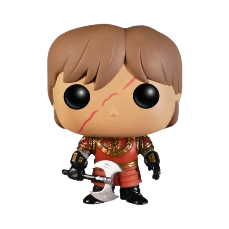 Tyrion Lannister Funko Pop! #21 Battle Armor stock photo out-of-box Game of Thrones