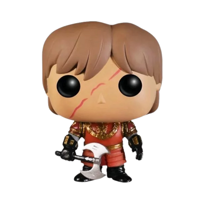 Tyrion Lannister Funko Pop! #21 Battle Armor stock photo out-of-box Game of Thrones