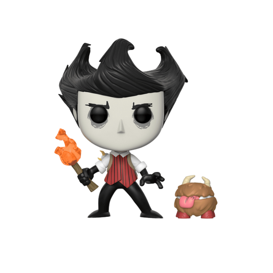 Wilson with Chester Funko Pop! #401 stock photo out-of-box from Don't Starve