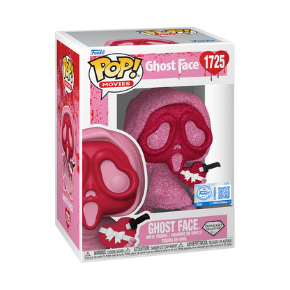 Ghost Face (Valentine) (Diamond) Funko Pop! #1725 Funko Exclusive stock photo in-box Ghost Face
