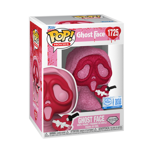 Ghost Face (Valentine) (Diamond) Funko Pop! #1725 Funko Exclusive stock photo in-box Ghost Face

