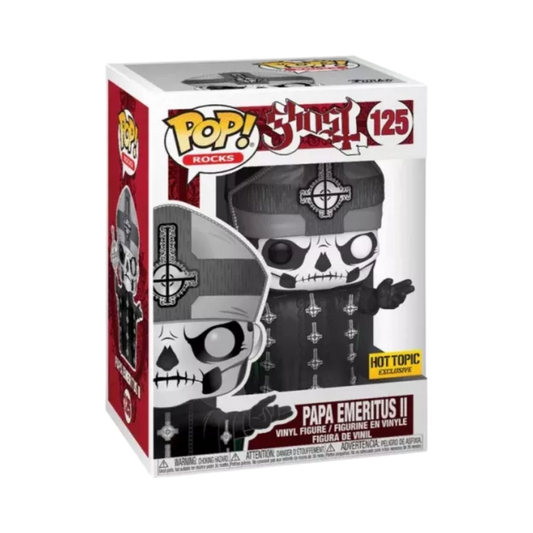 Papa Emeritus II Funko Pop! #125 Hot Topic Exclusive stock photo in-box from Ghost