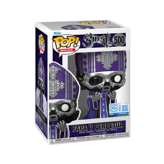 Papa V Perpetua Funko Pop! #500 Hot Topic Exclusive stock photo in-box from Ghost