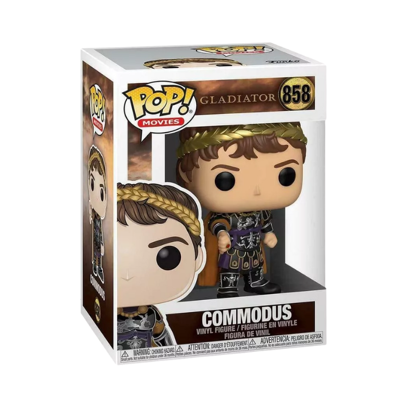 Commodus Funko Pop! #858 stock photo in-box from Gladiator
