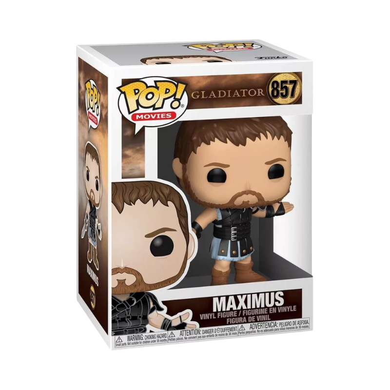 Maximus Funko Pop! #857 stock photo in-box from Gladiator
