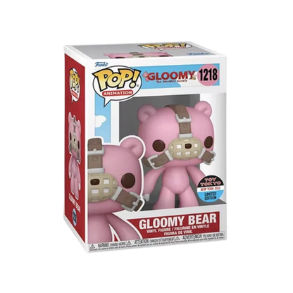 Gloomy Bear Funko Pop! #1218 Toy Tokyo 2022 Exclusive stock photo in-box from Gloomy The Naughty Grizzly