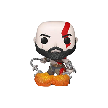 Kratos Funko Pop! #154 GameStop Exclusive Glow stock photo out-of-box from God of War